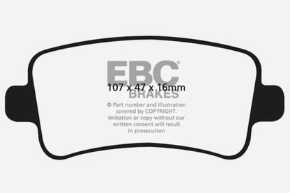 EBC GreenStuff Rear Brake Pads - DP22016 EBC