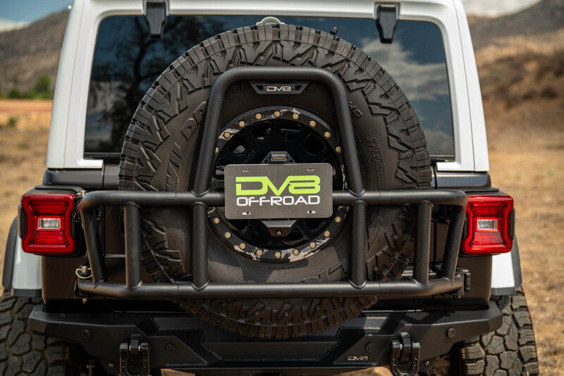 DV8 18-25 Jeep Wrangler JL Body Mounted Tire Carrier