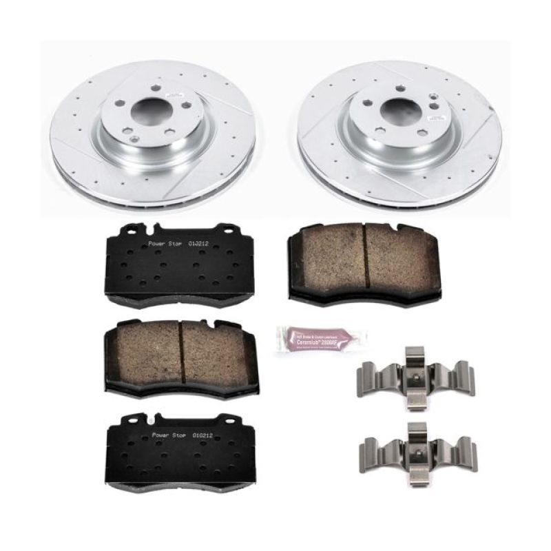 Power Stop 07-09 Mercedes-Benz E550 Front Z23 Evolution Sport Brake Kit PowerStop