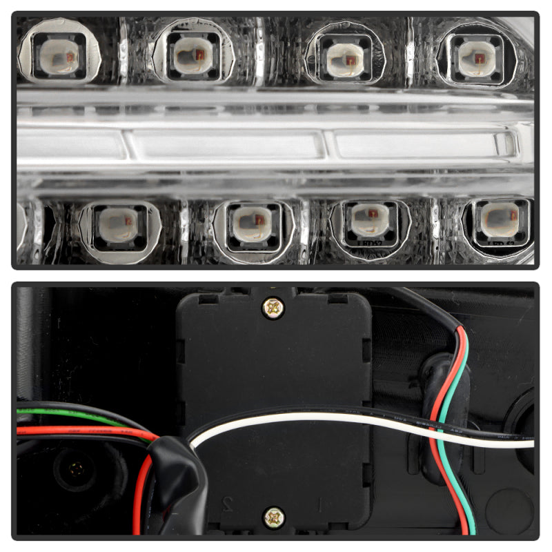 Spyder Chevy Camaro 16-18 (Do Not Fit Halogen Model) LED Tail Lights Chrome ALT-YD-CCAM16LED-SEQ-C SPYDER