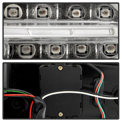 Spyder Chevy Camaro 16-18 (Do Not Fit Halogen Model) LED Tail Lights Chrome ALT-YD-CCAM16LED-SEQ-C SPYDER