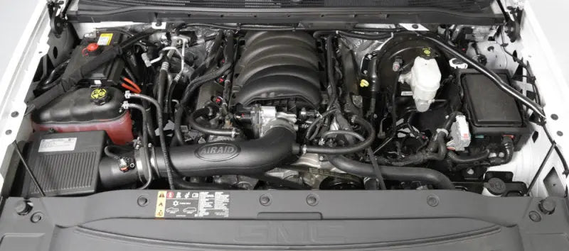 Airaid 17-18 GMC Sierra/Yukon V8-6.2L F/I Jr Intake Kit - Oiled / Red Media Airaid