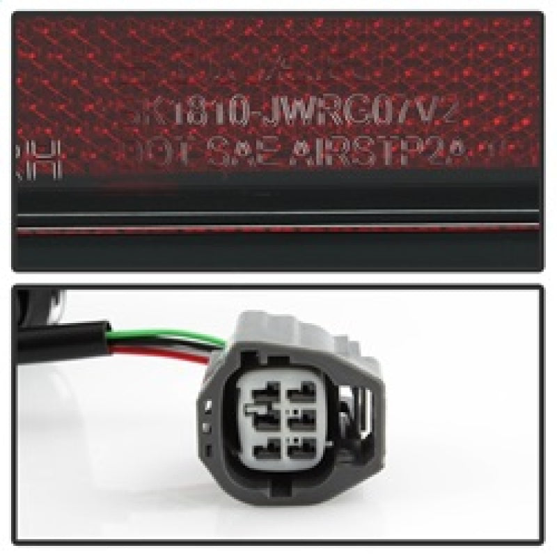 Spyder 07-16 Jeep Wrangler Version 2 Light Bar LED Tail Lights - Black (ALT-YD-JWA07V2-LBLED-BK) SPYDER