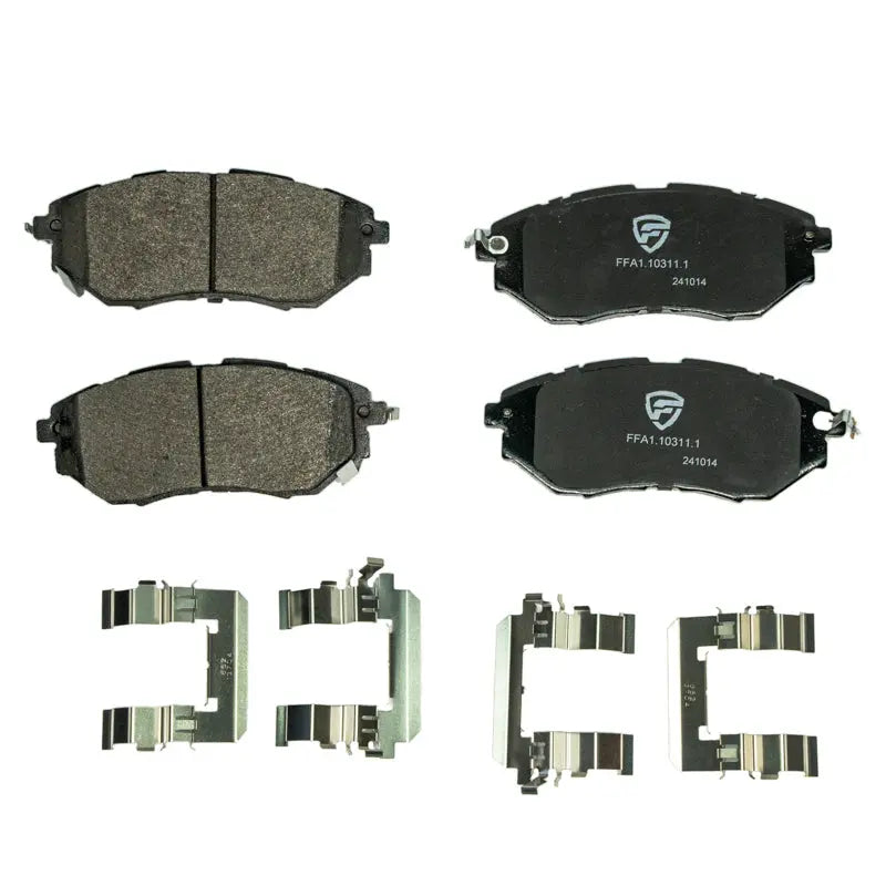 FactionFab V2 front brake pads for 2015-2021 Subaru WRX FFA1.10311.1