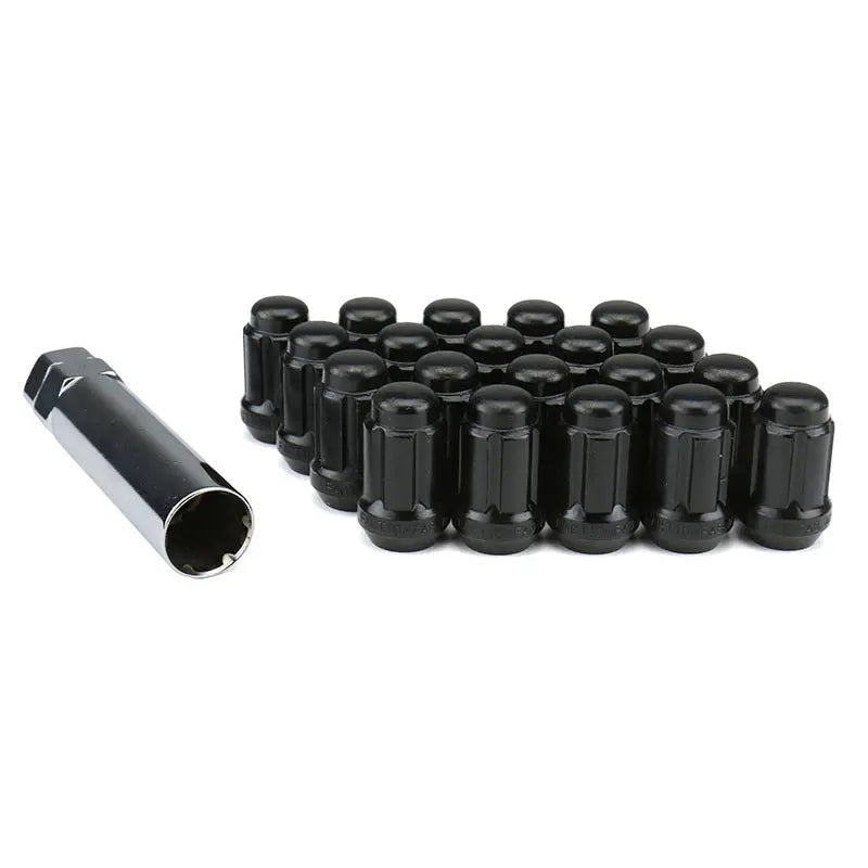 FactionFab black M12x1.25 34mm spline drive lug nuts FFA1.10243.1