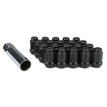 FactionFab black M12x1.25 34mm spline drive lug nuts FFA1.10243.1