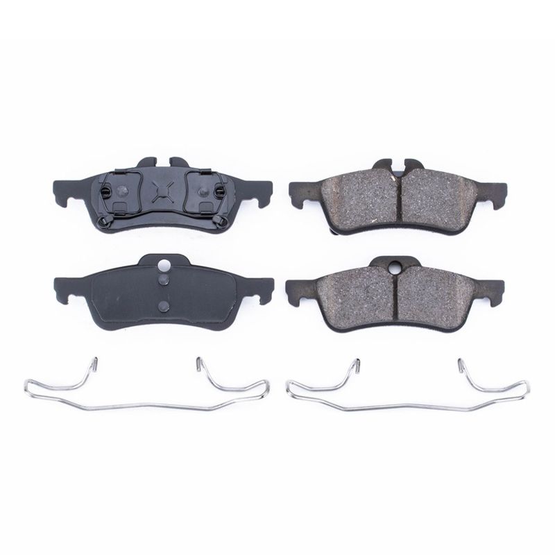 Power Stop 04-08 Mini Cooper Rear Z17 Evolution Ceramic Brake Pads w/Hardware PowerStop