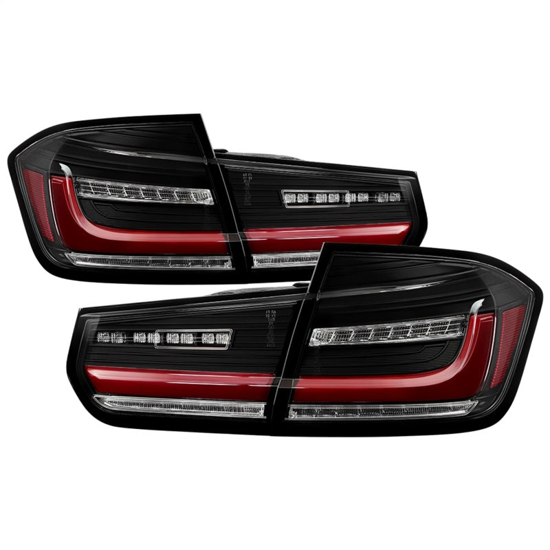 Spyder BMW 3 Series F30 2012-2018 Full LED Tail Lights (ALT-YD-BMWF3012-SEQ-BK) -  Black SPYDER