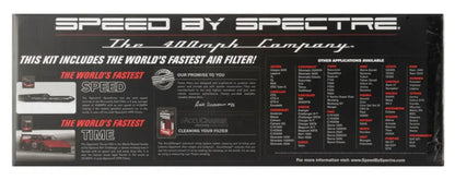 Spectre 94-01 Dodge RAM 1500/2500 V8-5.2/5.9L F/I Air Intake Kit - Polished w/Red Filter Spectre