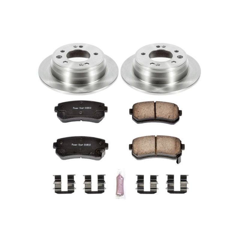 Power Stop 09-12 Hyundai Elantra Rear Autospecialty Brake Kit PowerStop