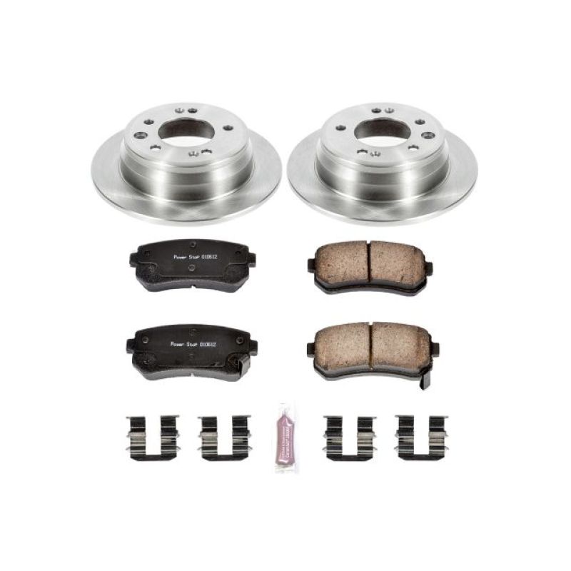 Power Stop 09-12 Hyundai Elantra Rear Autospecialty Brake Kit