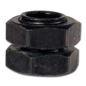 FAST NS6687 1/8 NPT bulkhead fitting with backing nut