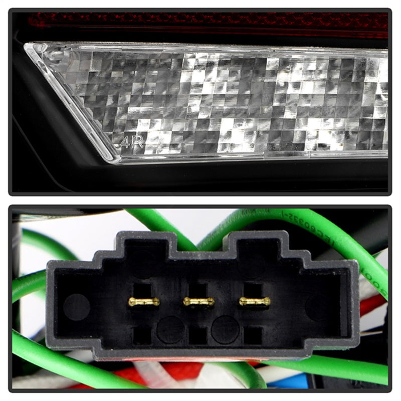 Spyder 03-08 Audi A3 Full LED Tail Lights - Black (ALT-YD-AA303-LED-BK) SPYDER