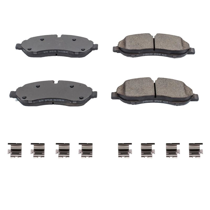 Power Stop 2021 Ford Transit-150 Rear Z17 Evolution Ceramic Brake Pads w/Hardware PowerStop