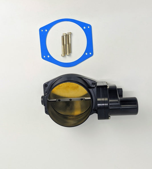 Granatelli 2008-2023 GM LS3 112mm Drive-By-Wire Black Throttle Body - Part GMTBLS112B