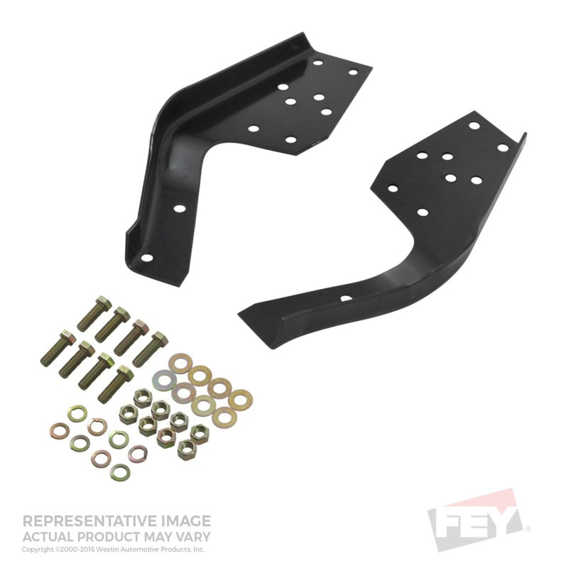 Westin/Fey 87-96 Dodge Dakota Universal Bumper Mount Kit - Black