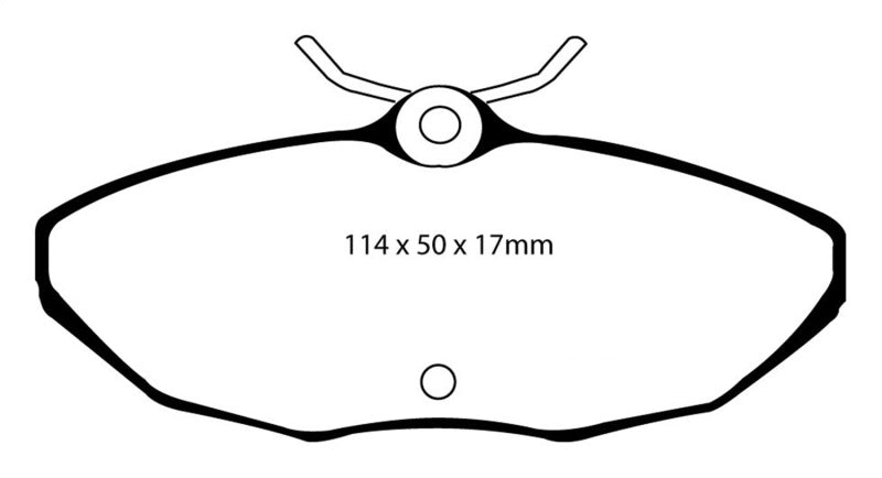 EBC RedStuff Rear Brake Pads - DP31221C EBC