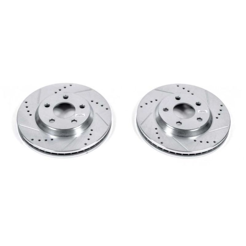 Power Stop 2005 Buick LeSabre Front Evolution Drilled & Slotted Rotors - Pair PowerStop
