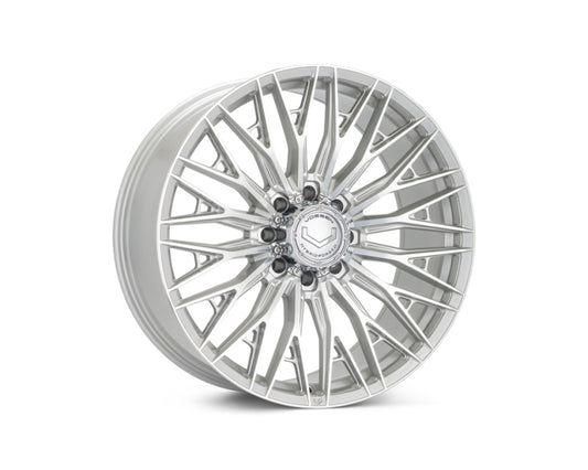 Vossen HFX-6 20X9 / 8X180 / ET0 / DEEP / 124.3 - Silver Polished