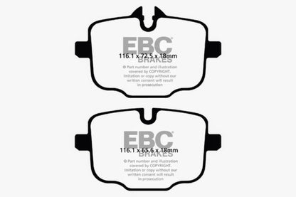EBC Ultimax Rear Brake Pads - UD1469 EBC