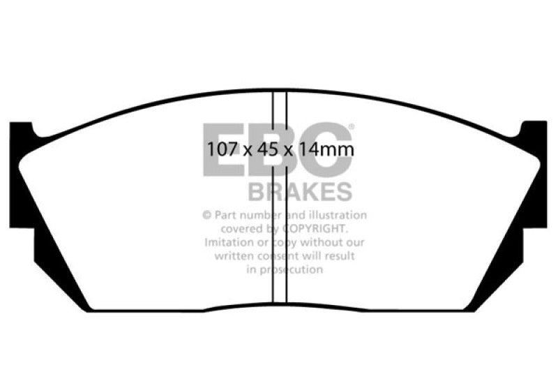 EBC Ultimax2 Front Brake Pads - UD276