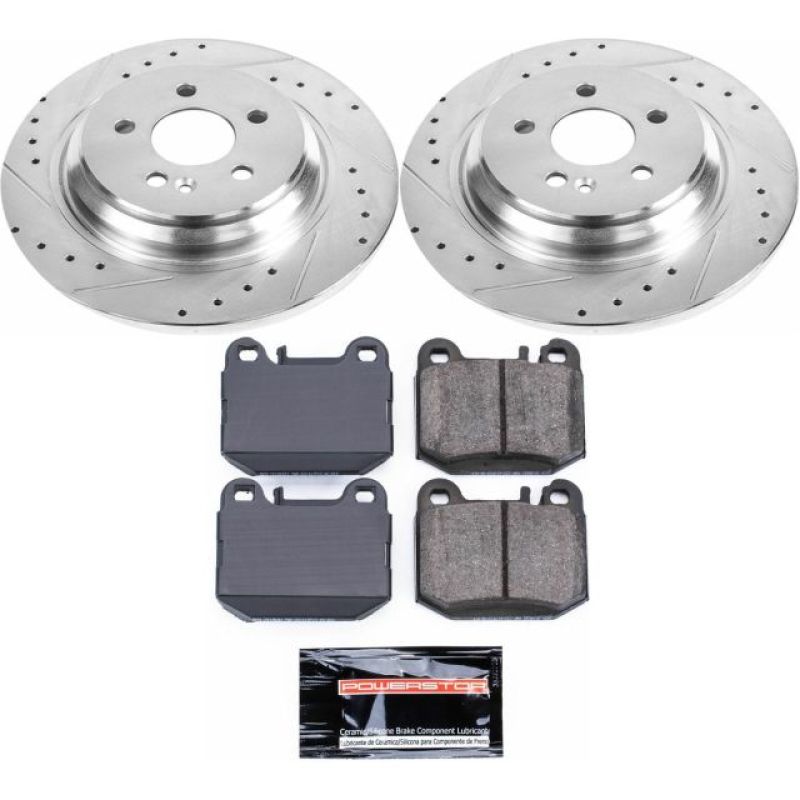 Power Stop 00-01 Mercedes-Benz ML430 Rear Z23 Evolution Sport Brake Kit PowerStop