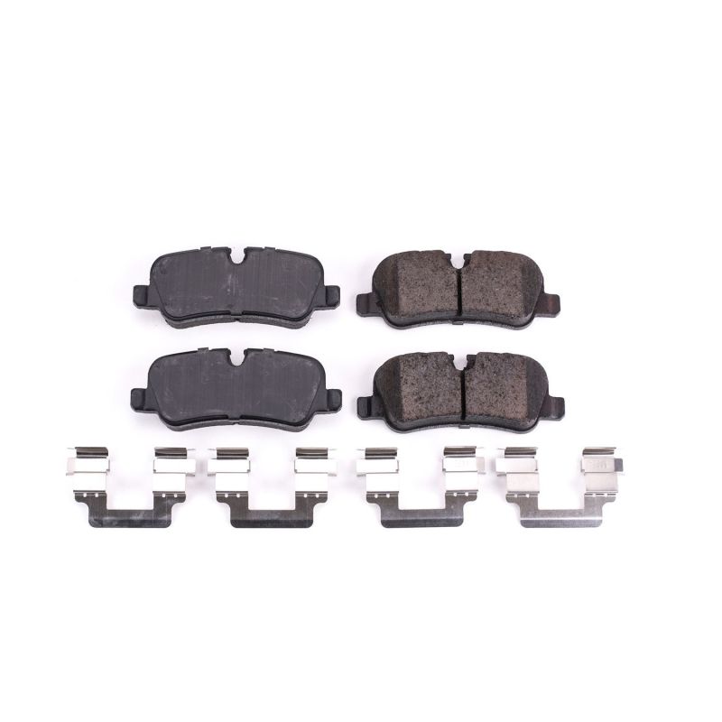 Power Stop 05-09 Land Rover LR3 Rear Z17 Evo Ceramic Brake Pad w/Hardware PowerStop