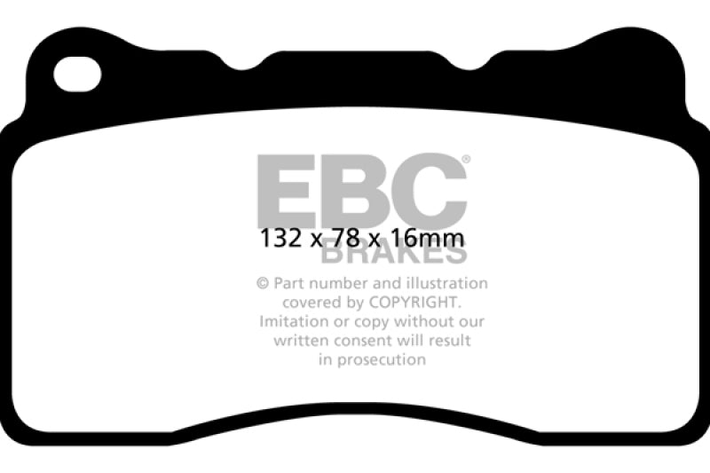 EBC YellowStuff Front Brake Pads - DP42093R