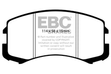 Load image into Gallery viewer, EBC YellowStuff Front Brake Pads - DP41678R