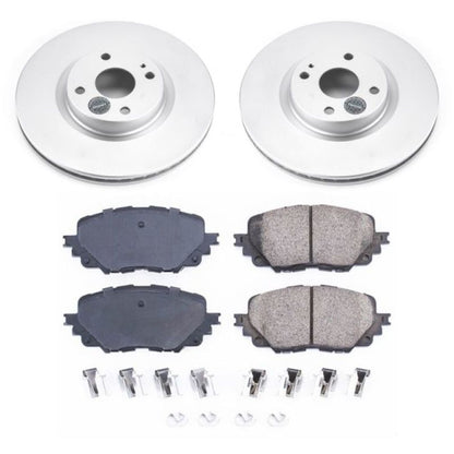 Power Stop 17-19 Fiat 124 Spider Front Z17 Evolution Geomet Coated Brake Kit PowerStop