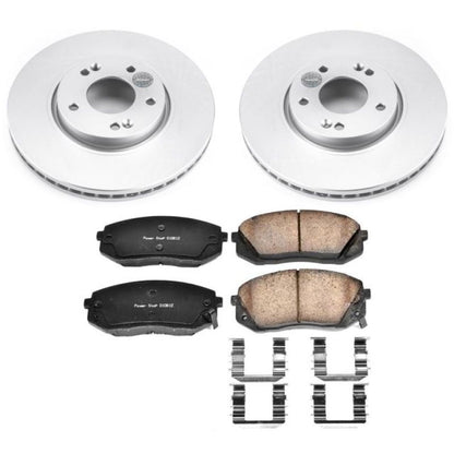 Power Stop 12-16 Kia Sportage Front Z17 Evolution Geomet Coated Brake Kit PowerStop