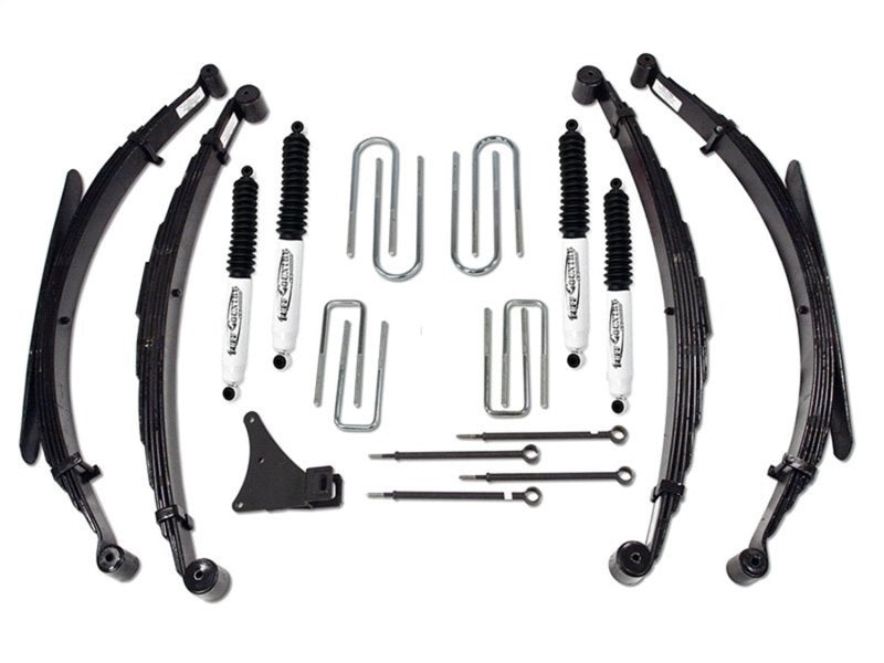 Tuff Country 86-97 Ford F-350 4x4 Standard/Crewcab 4in Lift Kit w/Rear Leaf Springs (SX8000 Shocks)