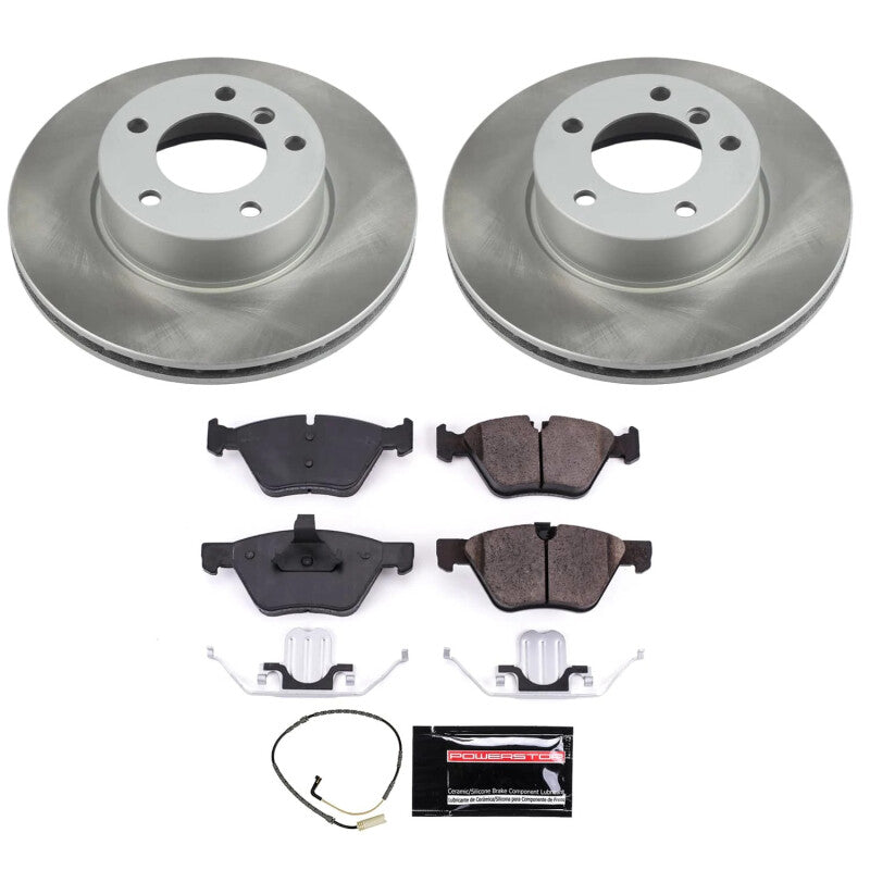 Power Stop 2007 BMW 328xi Front Semi-Coated Rotor Kit PowerStop