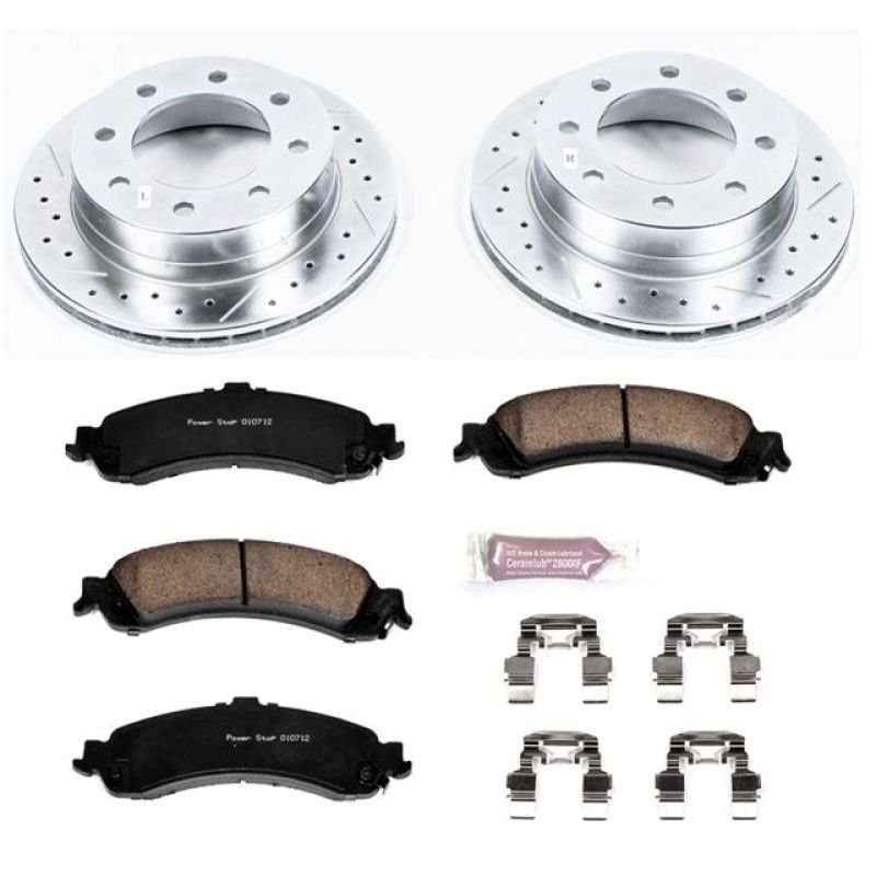 Power Stop 2005 Chevrolet Silverado 1500 HD Rear Z23 Evolution Sport Brake Kit PowerStop