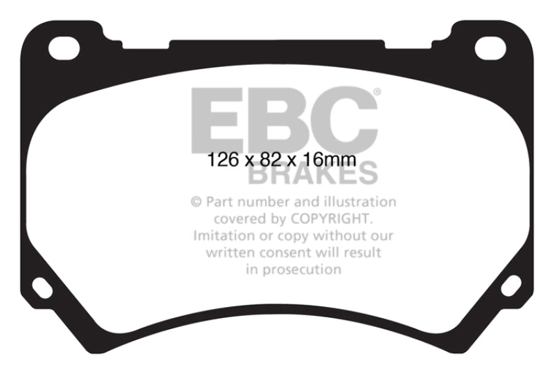 EBC Ultimax2 Front Brake Pads - UD1396 EBC
