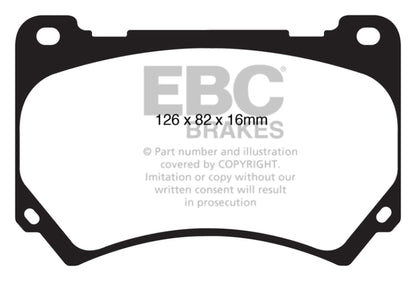 EBC Ultimax2 Front Brake Pads - UD1396 EBC