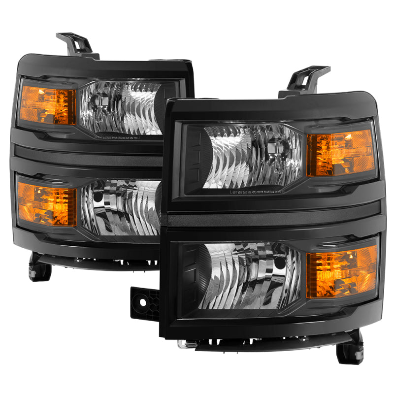 Spyder Chevrolet Silverado 1500 14-15 (Non-HD) OEM Style Headlights - Black HD-JH-CS14-AM-BK SPYDER