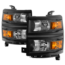 Load image into Gallery viewer, Spyder Chevrolet Silverado 1500 14-15 (Non-HD) OEM Style Headlights - Black HD-JH-CS14-AM-BK