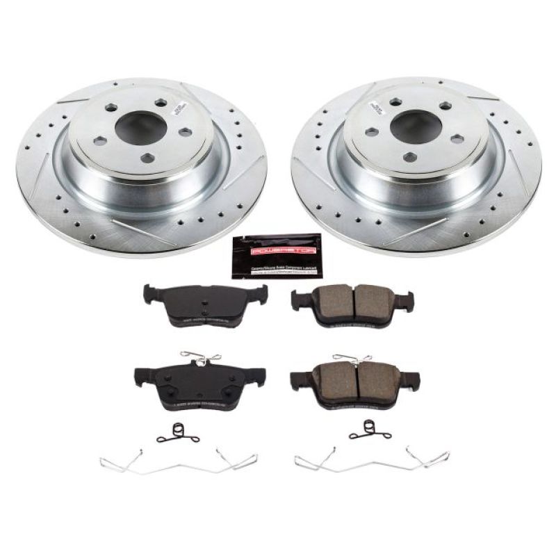 Power Stop 17-18 Lincoln Continental Rear Z23 Evolution Sport Brake Kit PowerStop