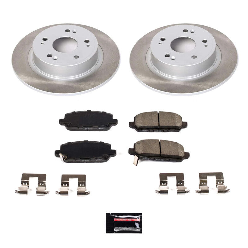 Power Stop 16-22 Honda HR-V Rear Semi-Coated Rotor Kit PowerStop