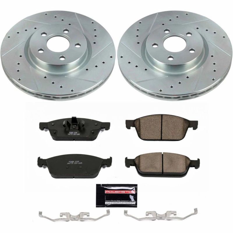 Power Stop 18-19 Ford Transit Connect Front Z23 Evolution Sport Brake Kit PowerStop