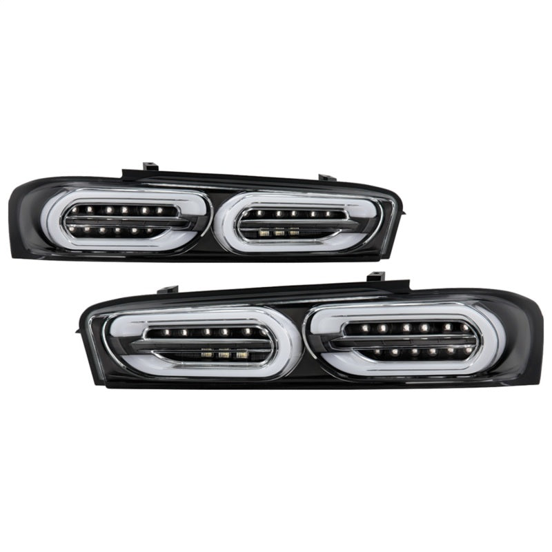 Spyder Chevy Camaro 16-18 (Do Not Fit Halogen Model) LED Tail Lights Black ALT-YD-CCAM16LED-SEQ-BK SPYDER