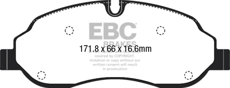 EBC YellowStuff Front Brake Pads - DP42221R EBC