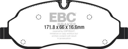 EBC YellowStuff Front Brake Pads - DP42221R EBC