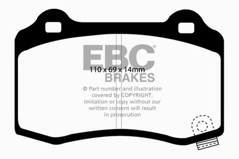 EBC GreenStuff Rear Brake Pads - DP21788