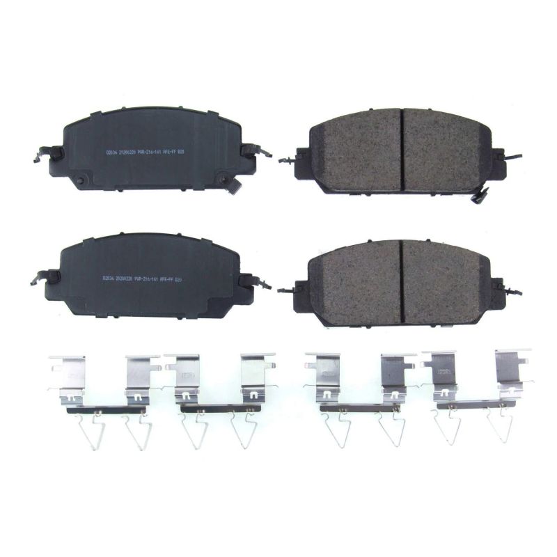 Power Stop 18-19 Honda Clarity Front Z17 Evolution Ceramic Brake Pads w/Hardware PowerStop