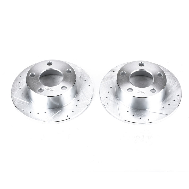 Power Stop 95-04 Audi A6 Rear Evolution Drilled & Slotted Rotors - Pair PowerStop