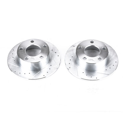 Power Stop 95-04 Audi A6 Rear Evolution Drilled & Slotted Rotors - Pair PowerStop