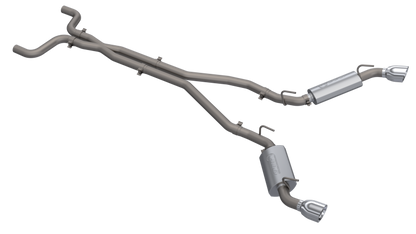 QTP 10-13 Chevrolet Camaro SS 6.2L 304SS AR3 Cat-Back Exhaust w/4.5in Tips QTP