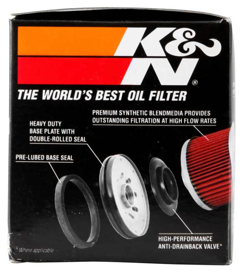 K&N Oil Filter Powersports Canister Chrome K&N Engineering
